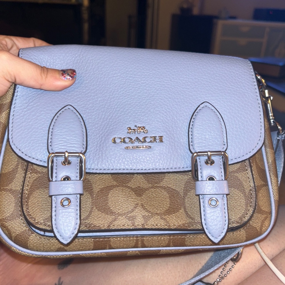 Coach Lucy Crossbody In Signature Canvas C67
